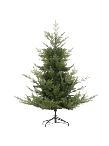 HOMCOM Weihnachtsbaum-136L x 136B x 180H cm-Grün