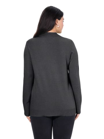 Ulla Popken Pullover in anthrazit melange