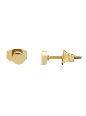 Adeliás Unisex Ohrringe – Ohrstecker aus Edelstahl in gold
