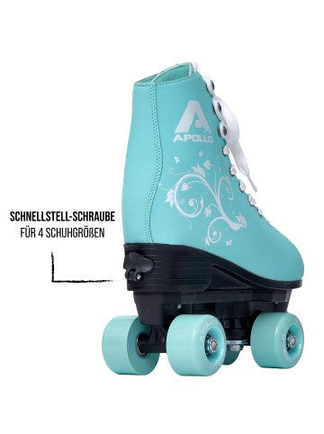 Apollo 2in1 Rollschuhe und Schlittschuhe " Super Skate - Multiskate " in mint