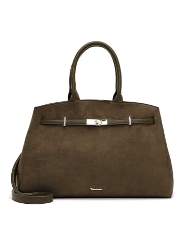 Tamaris TAS Martina Schultertasche Leder 40 cm oliv