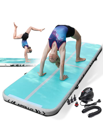 Apollo Airtrack Matte Yoga, Pilates, Gymnastik " Air Mat Pro " in Mint - Full Color