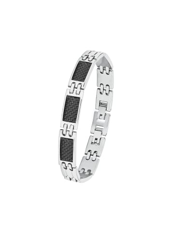 Amor Armband Edelstahl, Carbon in Schwarz