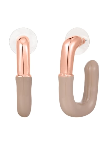 Yokoamii Creolen aus Metall-Legierung in roségold