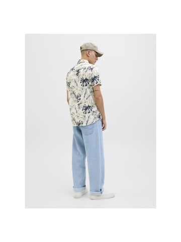 Jack & Jones Halbarmhemd in Cloud Dancer