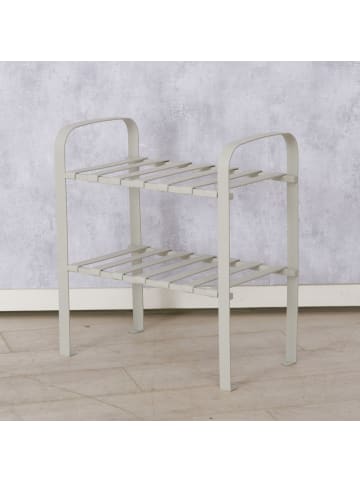 Boltze Metallregal SELENA in Grau, 55 cm