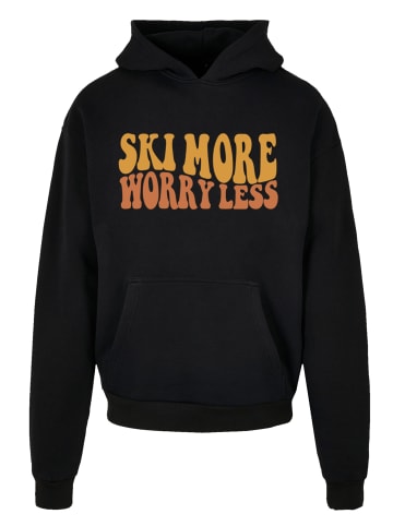 F4NT4STIC Heavy Hoodie Ski More Worry Less in schwarz