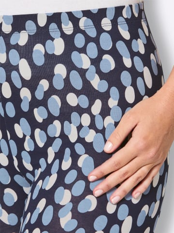 WITT WEIDEN Leggings in marine-bleu-bedruckt