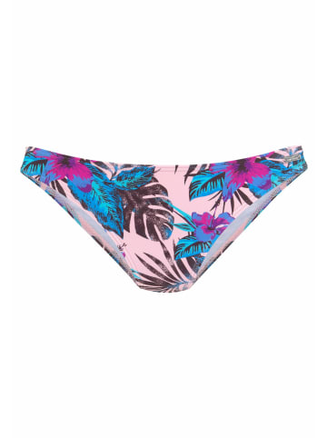 Venice Beach Bikini-Hose in rosa-bedruckt