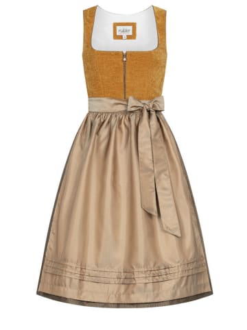 Nübler Midi Dirndl Kira in Gelb