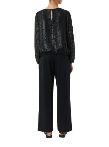 comma Bluse in schwarz