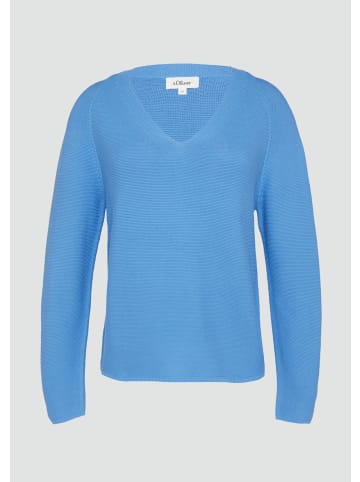 s.Oliver Strickpullover in 5513_royalblau