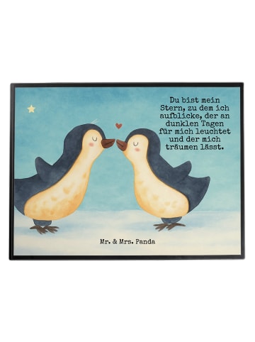 Mr. & Mrs. Panda schreibtischunterlage Pinguin Liebe Design mit ... in Weiß