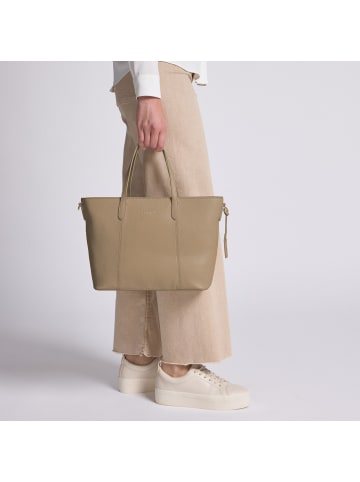 Lazarotti Bologna Leather Shopper Tasche Leder 31 cm in sand