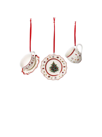 Villeroy & Boch 3er Set Ornamente Geschirrset Toy's Delight Decoration in bunt