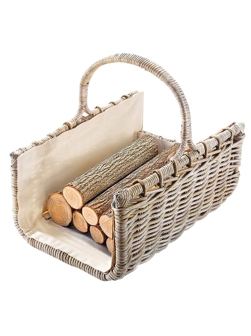 kobolo Kaminholzkorb FIREWDBSK 86 in Grau