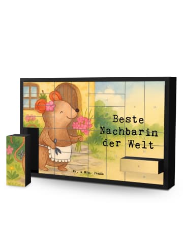 Mr. & Mrs. Panda Adventskalender Maus Beste Nachbarin der Welt D... in Weiß