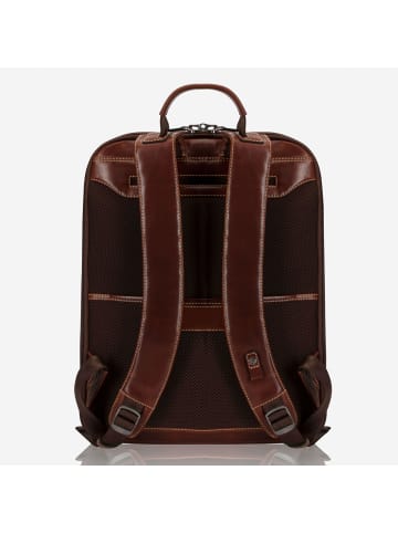 Jekyll & Hide Oxford Daypack Leder 45 cm Laptopfach in mocha