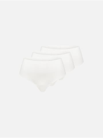 Erlich Textil Light Touch High Waist Brazil STRING IM 3er PACK in ecru