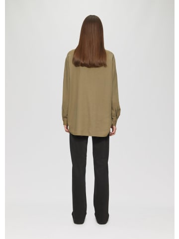 QS Bluse in 7854_olivgrün