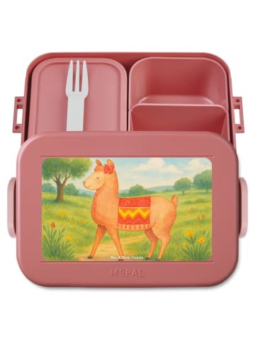 Mr. & Mrs. Panda MEPAL Bentobox Alpaka Stolz Design ohne Spruch in Rot Pastell