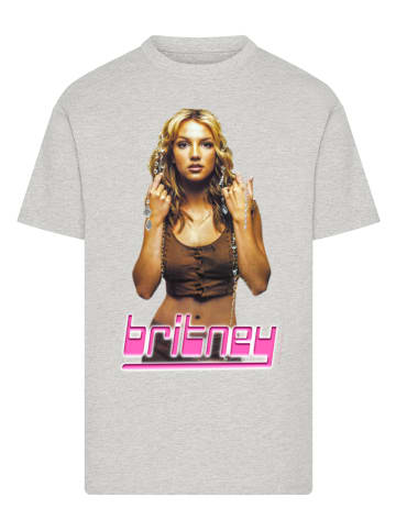 F4NT4STIC T-Shirt Britney Spears in grau meliert