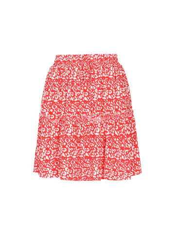 aleida Women Skirt in RED WHITE