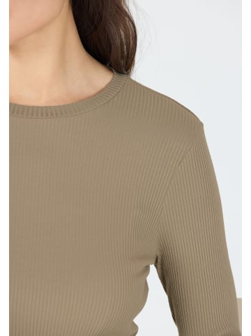 Athlecia Langarmshirt Lankae in 1072 Vintage Khaki