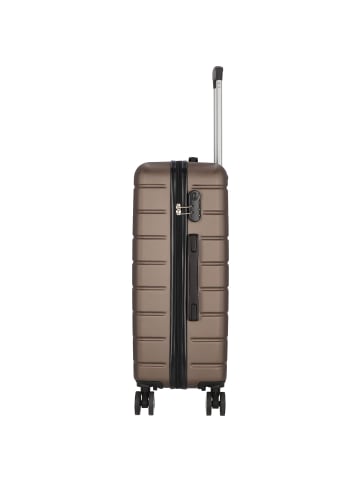 Nowi Bergamo 4 Rollen Trolley 65 cm bronze
