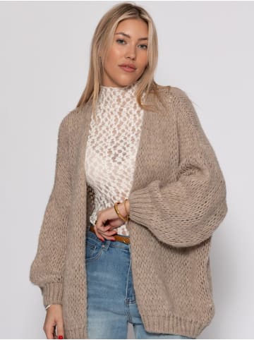 SASSYCLASSY Oversize Cardigan in Beige