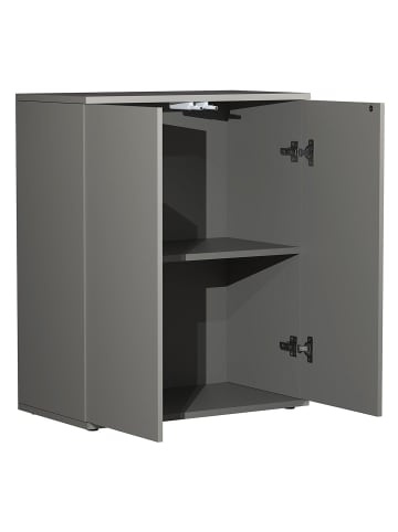 ebuy24 Sideboard Dalosa2DT grau Grau 60 x 32 cm