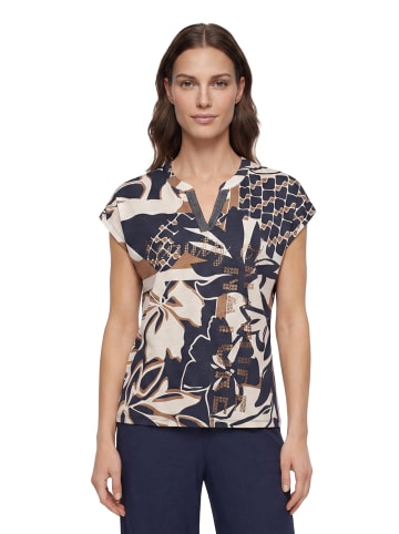 Betty Barclay Casual-Shirt mit Bluseneinsatz in Dark Blue/Nature