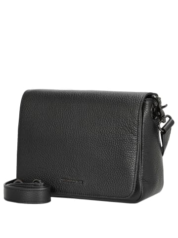 Mandarina Duck Mellow Leather - Umhängetasche 36 cm (nero) in nero