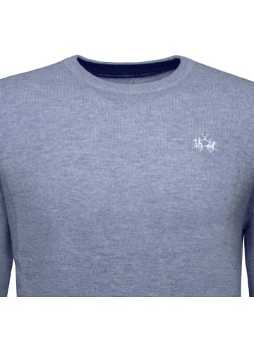 La Martina Pullover XMS012 XT in blau
