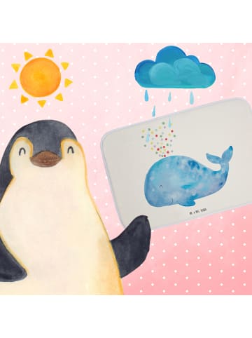 Mr. & Mrs. Panda duschmatten Wal Konfetti ohne Spruch in Weiß