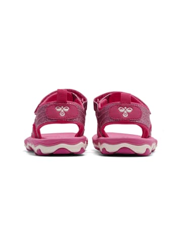 Hummel Klettverschluss Sandale Sandal Glitter Mädchen in PINK FLAMBÈ