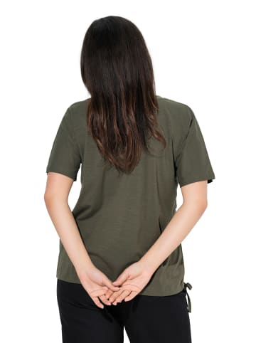 Ulla Popken Shirt in olivgrau