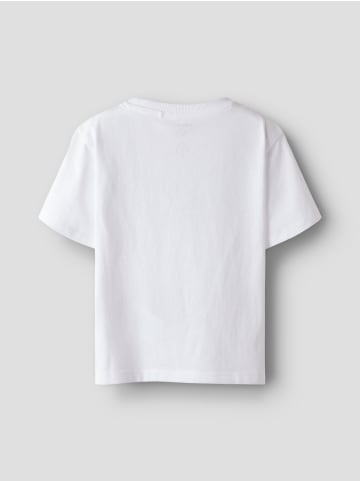 name it Kurzarm T-Shirt Bio-Baumwolle Nmmhenni in bright white
