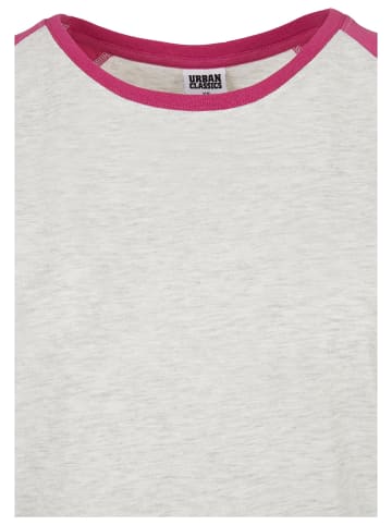 Urban Classics T-Shirts in lightgrey/brightviolet