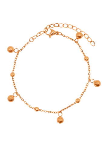 Steel_Art Armkette mit Anhänger Emilia rose goldfarben in rosegoldfarben