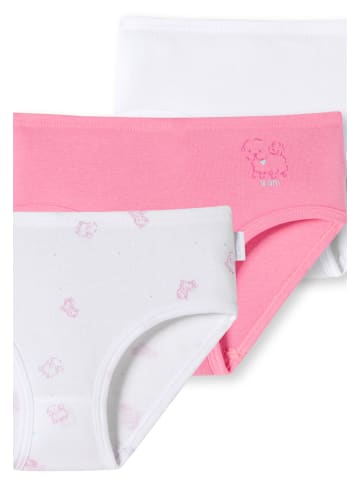 Schiesser Slip Kids Girls Feinripp Organic Cotton in Weiß gemustert