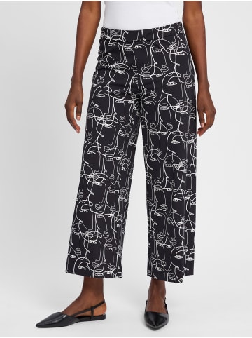 MAC HOSEN Hose Faye in schwarz weiß - 0002
