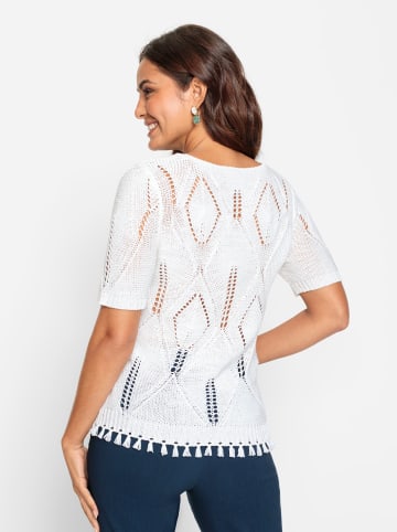 WITT WEIDEN Ajourpullover in weiß