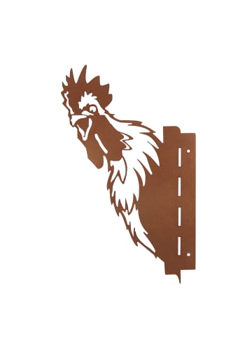 UNUS Baumstecker Rost Schweinekopf in Braun