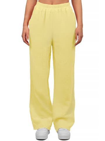 Reichstadt Damen Oversized Hose Musselin in Yellow