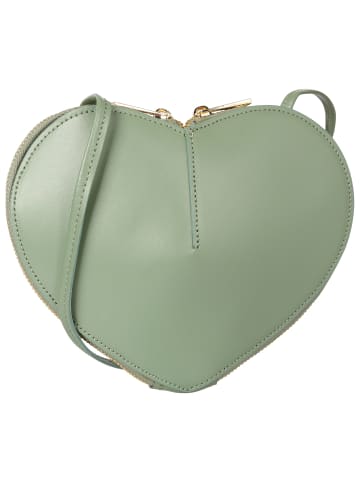 Toscanto Leder Umhängetasche Toscanto Tasche lindgrün ca. 22cm