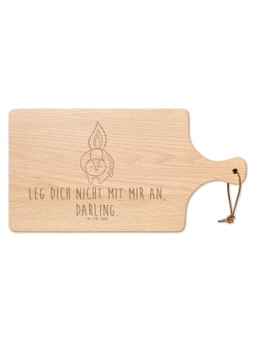 Mr. & Mrs. Panda Holzbrett Stinktier Angriff mit Spruch in Transparent