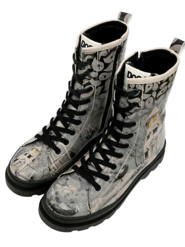 Dogo Gisele Boots - Spooky Town in Grau