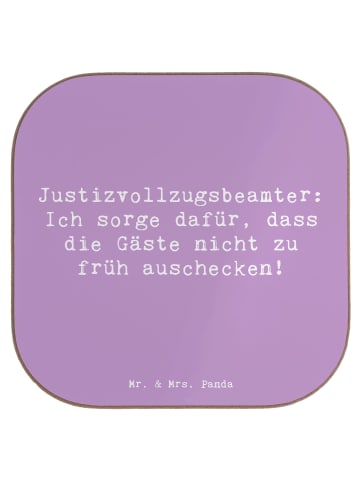 Mr. & Mrs. Panda Untersetzer Spruch Justizvollzugsbeamter Spaß m... in Lavendeltraum