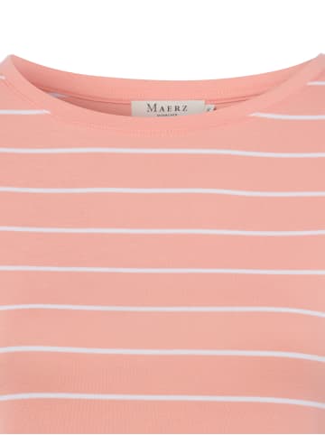 März T-Shirt in aprikot weiß - 0004
